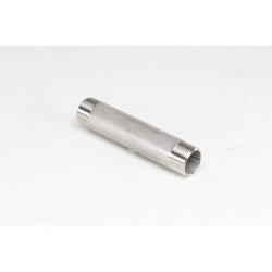 Vally Industries 1" x 6" 304 Stainless Steel Nipple