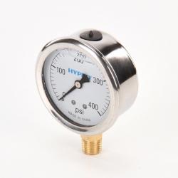Hypro GG Series Gauge 1/4 in. LM Stem, 2 1/2 in. Dial, 0-400PSI