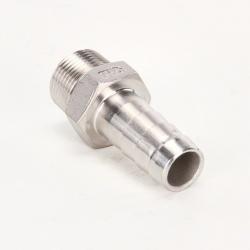 Valley Industries Stainless Steel Hose Barb Fitting: 3/4" x 3/4"