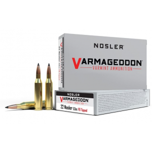 Nosler Varmageddon 22 Nosler Ammo 53gr FB Tipped 20 Rounds