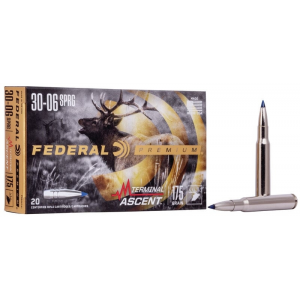 Federal Premium Terminal Ascent .30-06 Springfield Ammo 175gr Slipstream 20 Rounds