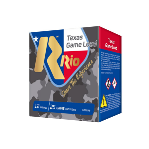 Rio Shotshells Texas Game Load 12 Gauge Ammo 2 3/4" #7.5 1 1/4oz 25 Rounds