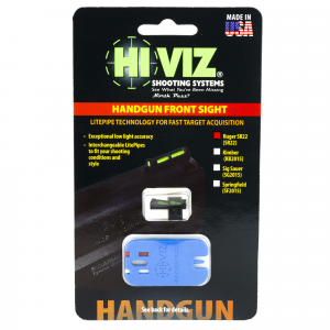 Hi Viz Litewave Front Sight with Interchangeable Litepipes for Ruger SR22