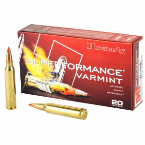 Hornady Superformance .223 Remington Ammo 53gr V-Max 20 Rounds