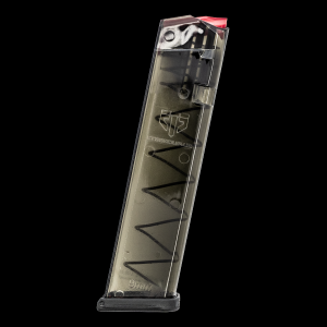 ETS Competition 9mm 22-Round 140mm Carbon Smoke Magazine for Glock Pistols