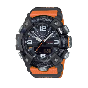 G-Shock Master of G Mudmaster GGB100-1A9 Land Wrist Watch Orange / Black - G-Shock