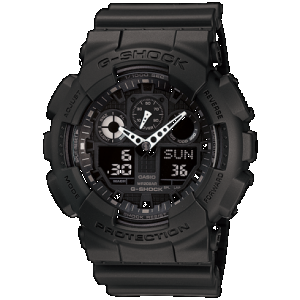 G-Shock Digital GA100-1A1 Wristwatch - Black - 