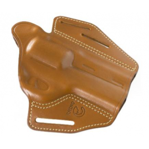 Chiappa Firearms Brown Leather OWB Holster For 4in Rhino