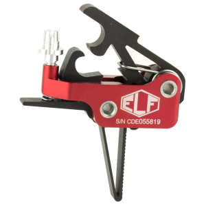 Elftmann Tactical Elftmann Tactical 3-Gun Finger Adjustable Single Stage AR-15 / AR-10 Trigger - Straight - Elftmann