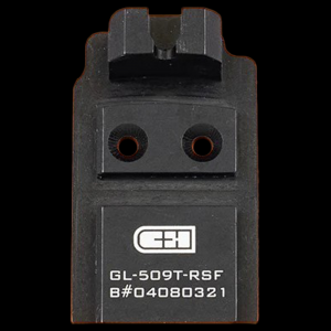 C&H Precision V4 MIL/LEO Holosun 509T Optic Steel Mounting Plate with Rear Sight for Glock MOS Pistol