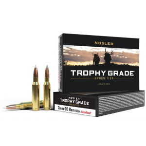 Nosler Trophy Grade 7mm-08 Remington 140gr Accubond Ammo 20 Rounds