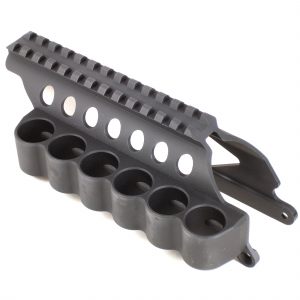 Mesa Tactical SureShell 6-Shot Side Saddle with Rail for Remington 870 12GA Shotguns