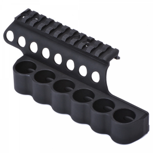 Mesa Tactical SureShell 6-Shot Side Saddle with Rail for Mossberg 500 / 590