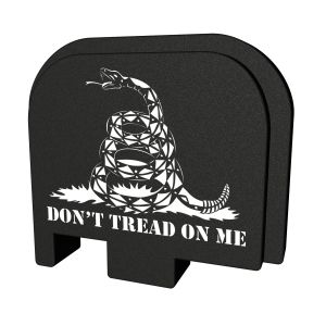 Bastion Gear Slide Back Plate for Glock 43 - Don't Tread On Me - BASTION
