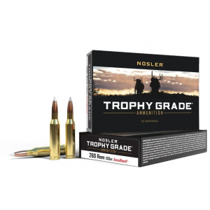 Nosler Trophy Grade 260 Remington Ammo 130gr Accubond 20 Rounds