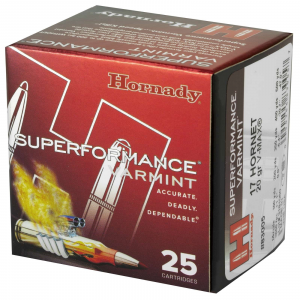 Hornady Superformance Varmint .17 Hornet Ammo 20gr V-MAX 25 Rounds