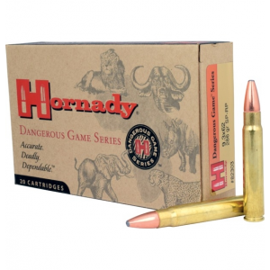 Hornady Dangerous Game 9.3x62 Ammo 286gr InterLock SP-RP 20 Rounds