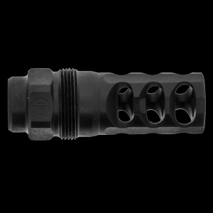 Primary Weapons Systems FRC 5.56 NATO Tapered 3-Port Suppressor Mount Compensator - 1/2x28 - Primary Weapons Systems