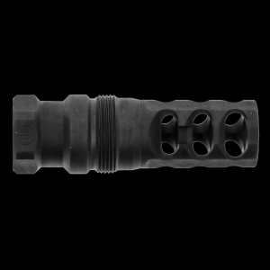 Primary Weapons Systems FRC 5.56 NATO Flat 3-Port Suppressor Mount Compensator for 13.8" Barrels - 1/2x28 - Primary Weapons Systems