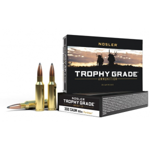 Nosler Trophy Grade 300 SAUM Ammo 180gr Partition 20 Rounds