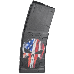 Mission First Tactical EXD AR-15 .223 / 5.56 30-Round Distressed American Punisher Skull Magazine