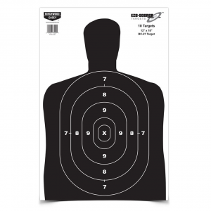 Birchwood Casey 12x18" BC-27 Eze-Scorer Target 100-Pack