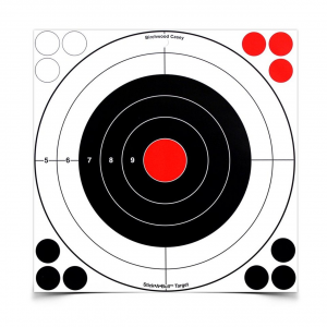 Birchwood Casey 12" Stick-A-Bull Adhesive Bull's-Eye Target 5-Pack