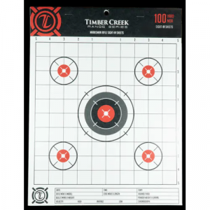 Timber Creek Outdoors Marksman Rifle Sight-In 10" Paper Targets 15-Pack