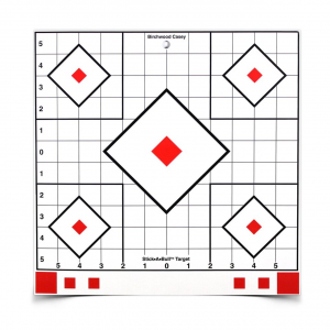 Birchwood Casey 12" Stick-A-Bull Adhesive Sight-In Target 5-Pack