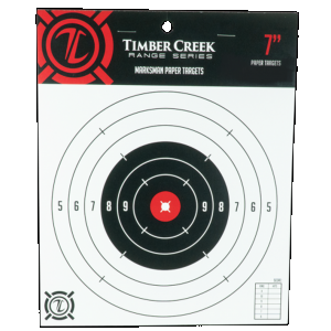 Timber Creek Outdoors Marksman 7" Paper Targets 15-Pack