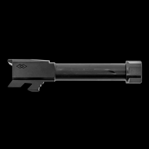 Double Black Threaded Barrel for Glock 43 Pistols - 1/2x28