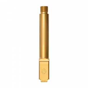 Ballistic Advantage Premium Series Barrel for Gen 3-5 Glock 19 Pistols with 1/2x28 TPI - Gold