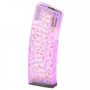 Amend2 AR-15 .223 / 5.56 30-Round MOD-C Translucent Magazine - Translucent Pink with Sprinkles