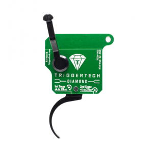 TriggerTech Remington 700 Two Stage Diamond Trigger Right Hand Black Pro Curved