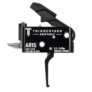 TriggerTech AR-15 Single Stage Black Adaptable Trigger Flat