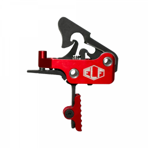 Elftmann Tactical Apex Adjustable AR-15 / AR-10 Large Pin Straight Trigger - Red