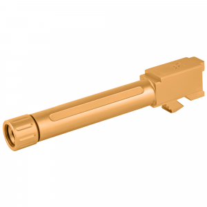 True Precision Threaded Barrel for Gen 1-5 Glock 19, 19X, 45 - GLD TiN