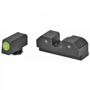 XS Sight Systems R3D Tritium Night Sights for Glock 17, 19, 22, 23 Pistols - Green