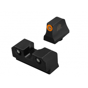 XS Sight Systems R3D 2.0 Suppressor Height Tritium Night Sights for Glock 20, 21, 29, 30 Pistols - Orange