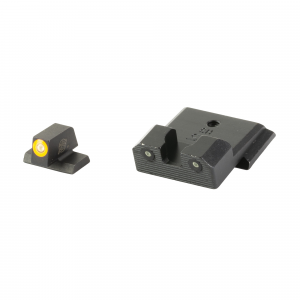 XS Sight Systems R3D 2.0 Tritium Night Sights for Optic-Ready S&W M&P Shield Pistols - Orange
