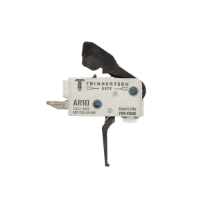 TriggerTech AR-10 Two Stage Black Duty Trigger Flat