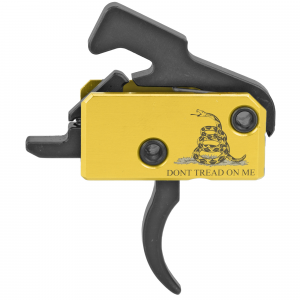 RISE Armament Don't Tread On Me Super Sporting Trigger with Anti-Walk Pins - Curved