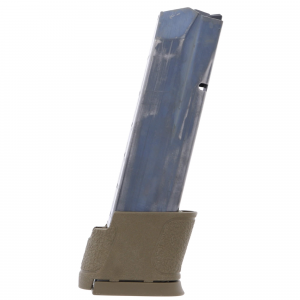 Smith & Wesson S&W M&P .45 ACP 14-Round Steel PVD Factory Magazine with Base Pad - Brown
