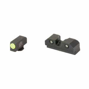 XS Sight Systems R3D 2.0 Tritium Night Sights for Glock 17, 19, 22, 23 Pistols - Green