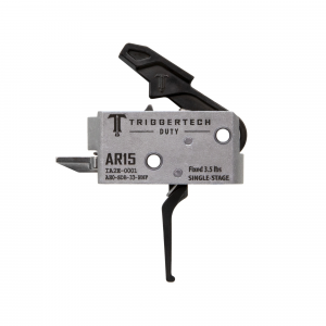 TriggerTech AR-15 Single Stage Black Duty Trigger Flat