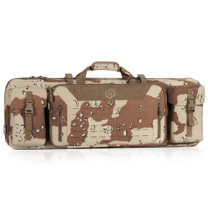 Savior Equipment Urban Warfare 42" Double Rifle Case - Chocolate Chip