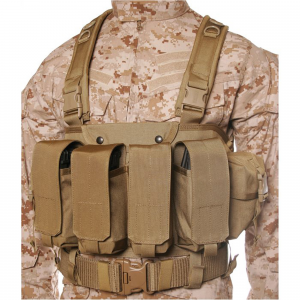 Blackhawk Commando Chest Harness Fits 4 Magazines Coyote