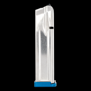 Atlas Gunworks 2011 Competition Stainless Steel .40 S&W 20-Round 140mm Magazine - Blue