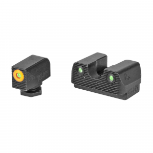 Rival Arms 3 Dot Tritium Night Sights for Glock 42 / 43 Pistols - GRN/ORG