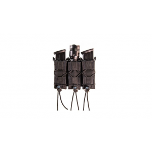 HSGI Triple Pistol TACO Adjustable Belt Mounted Magazine Pouch - Black